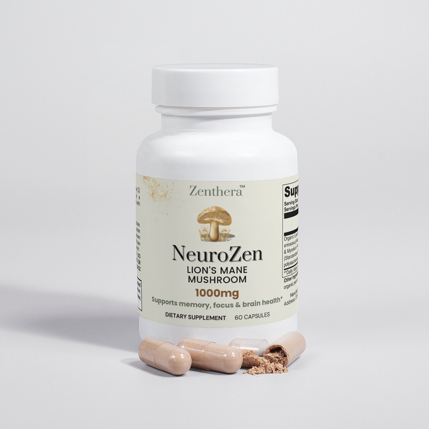 NeuroZen™ Lion's Mane Mushroom