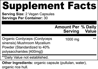 Sacred Focus™ Cordyceps Mushroom