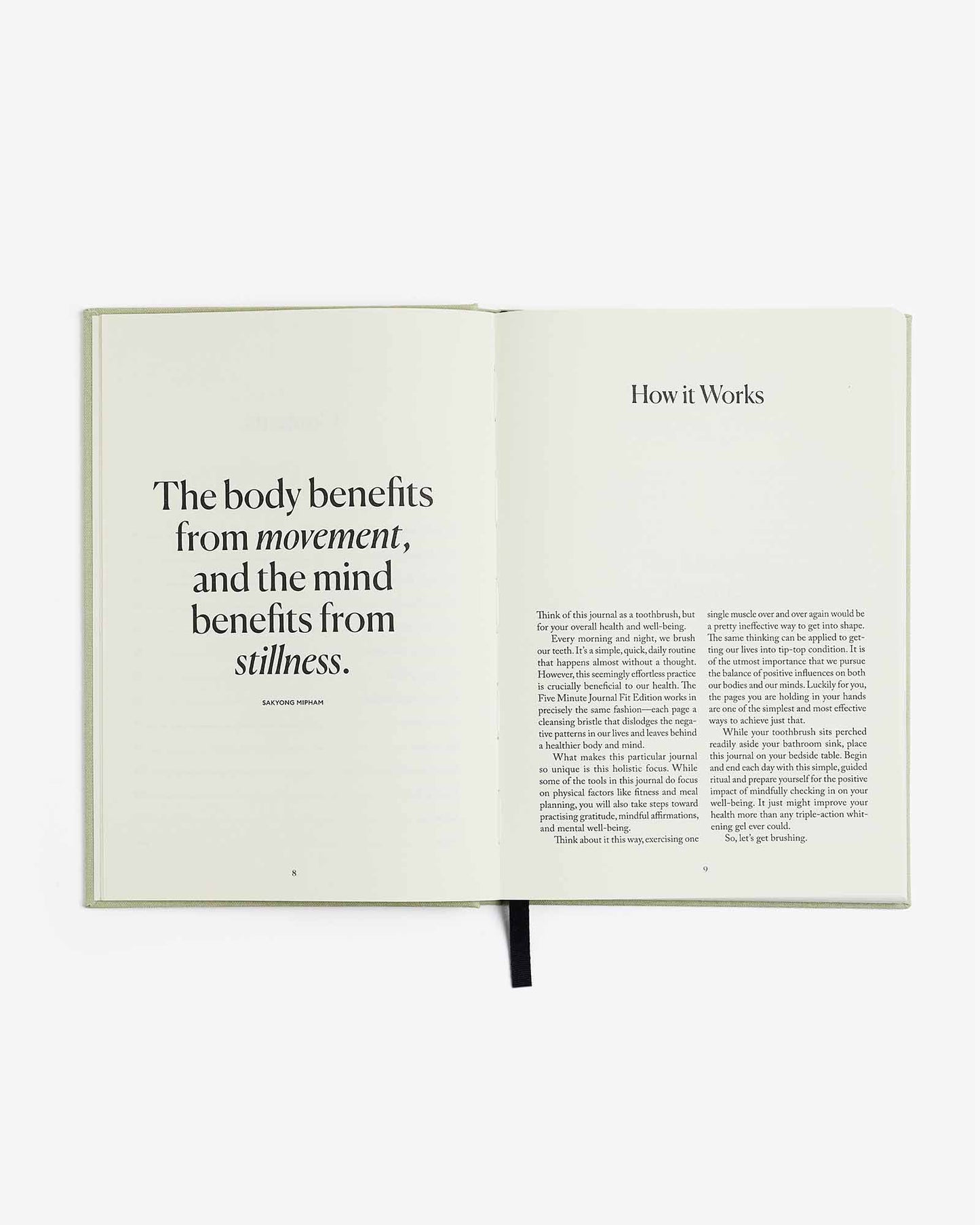 The Five Minute Journal Health & Fitness Edition