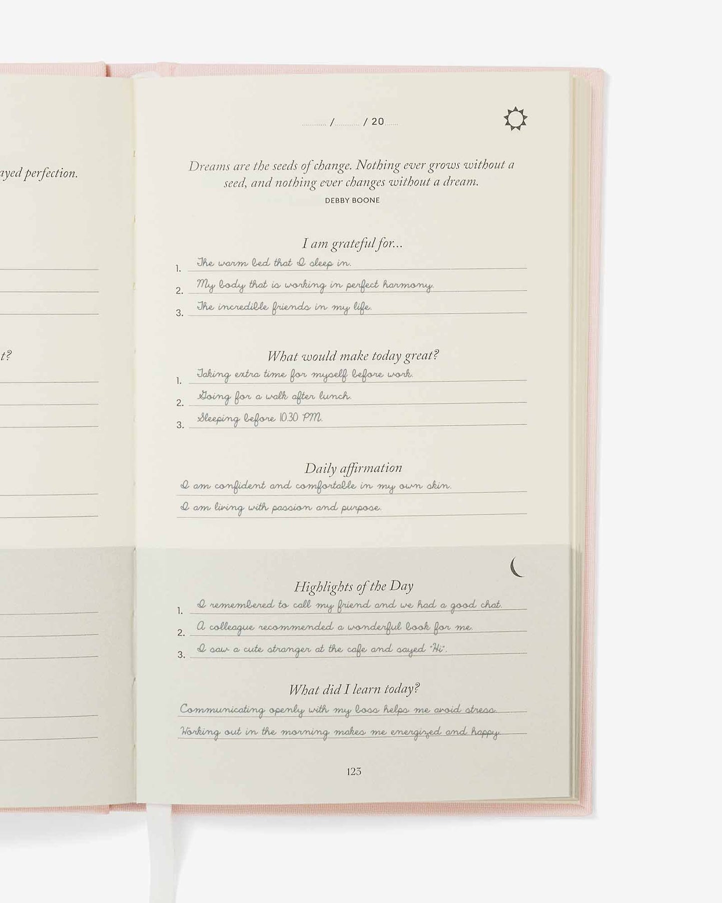 The Five Minute Journal - Blush Pink