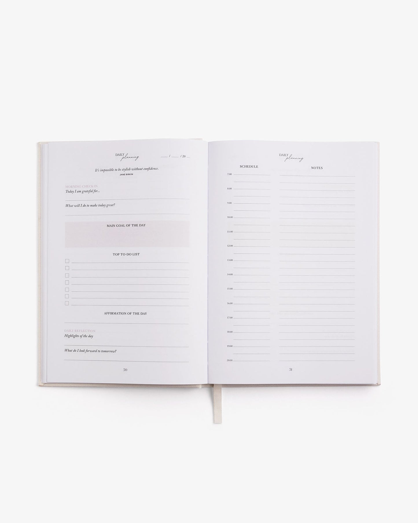 LIFE&Style Planner - Off-White