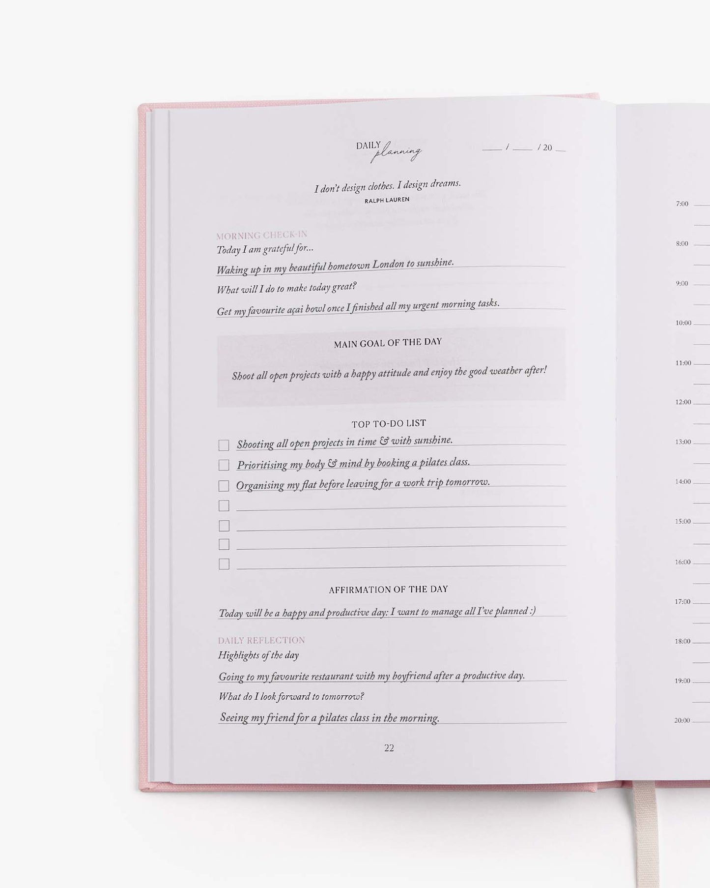 LIFE&Style Planner - Light Pink