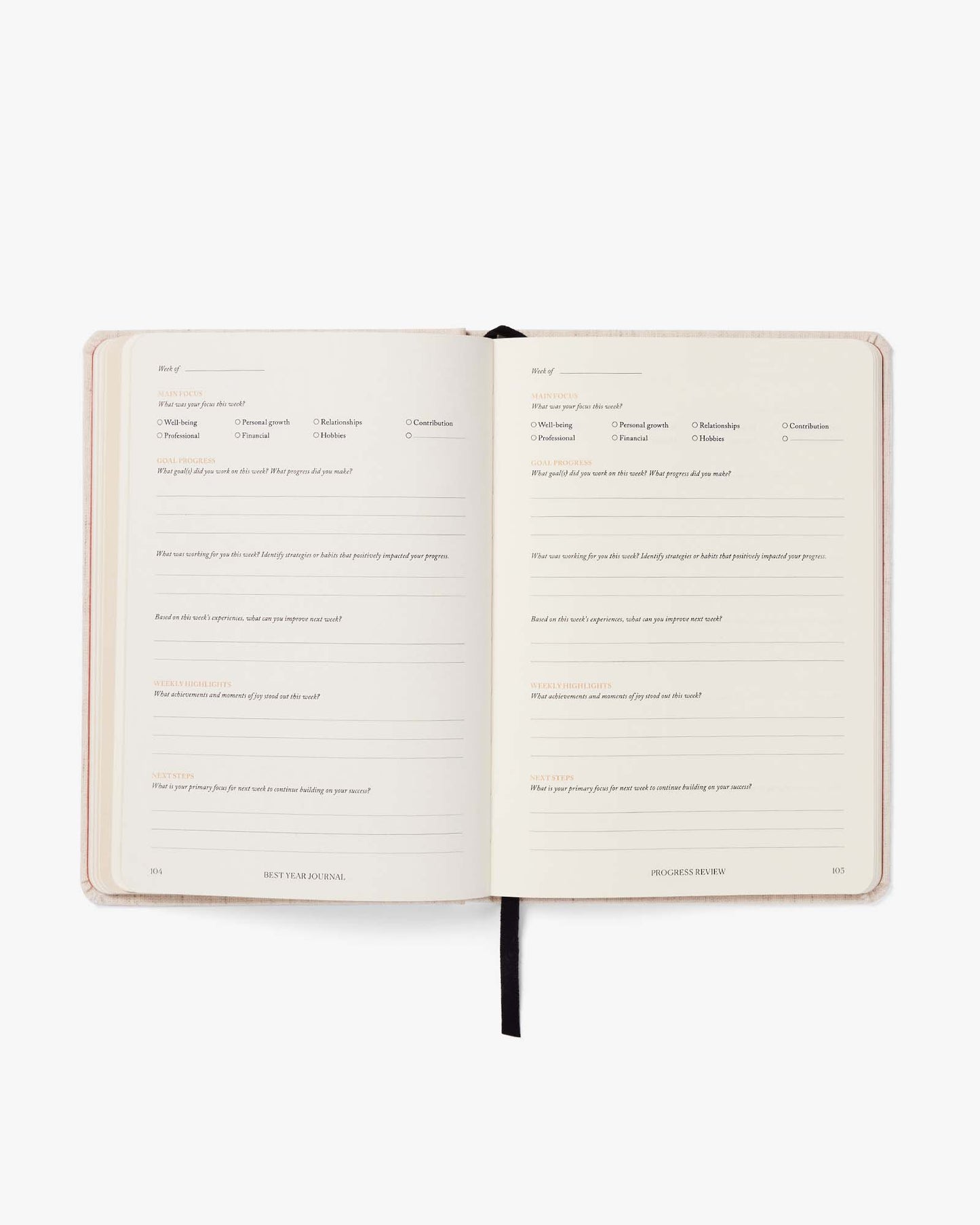 Best Year Journal - Oat