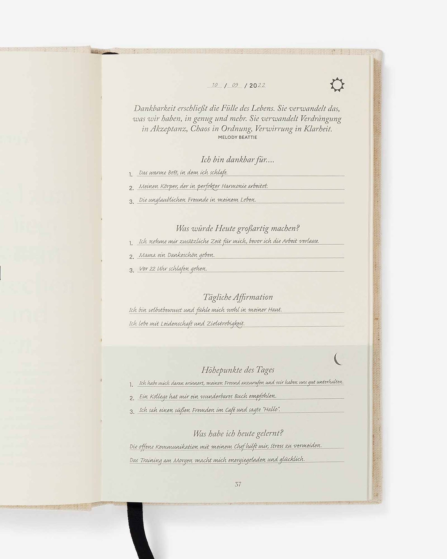 Das Fünf Minuten Journal (German Five Minute Journal)