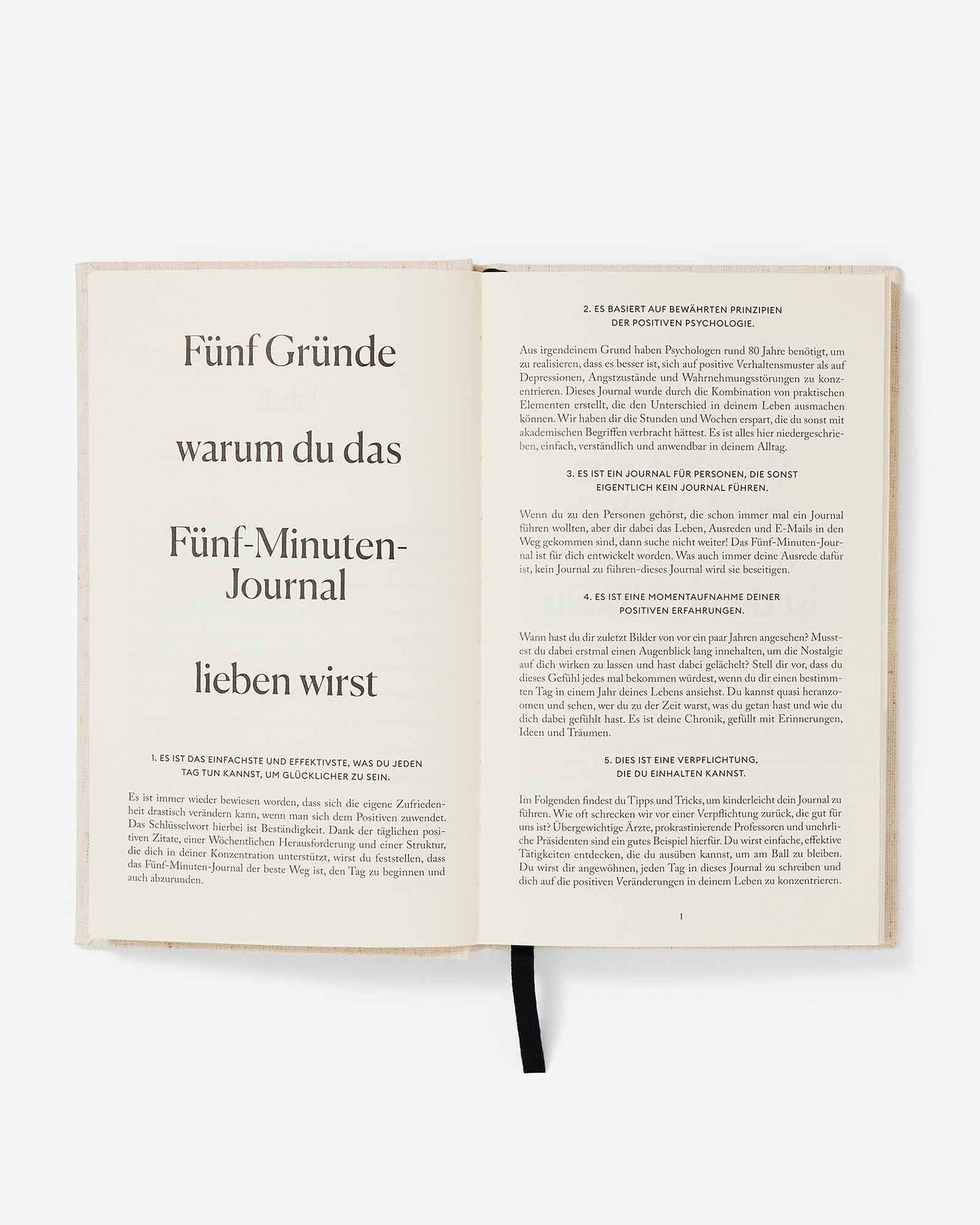 Das Fünf Minuten Journal (German Five Minute Journal)
