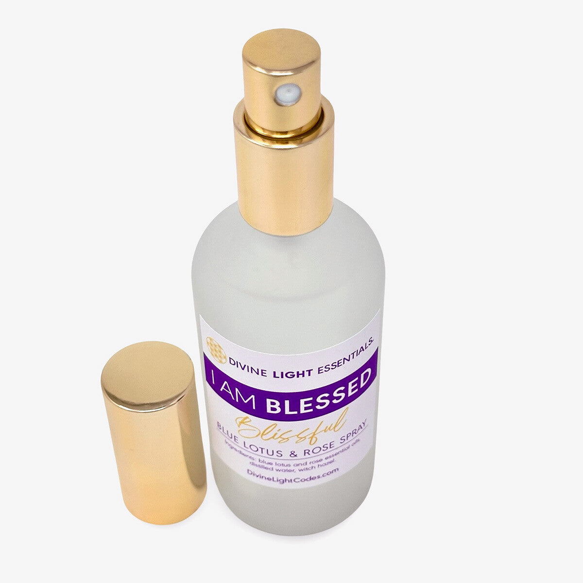 I Am Blessed Spray - Body Blessing - Room Clearing Freshener - Blue Lotus & Rose Home Fragrance