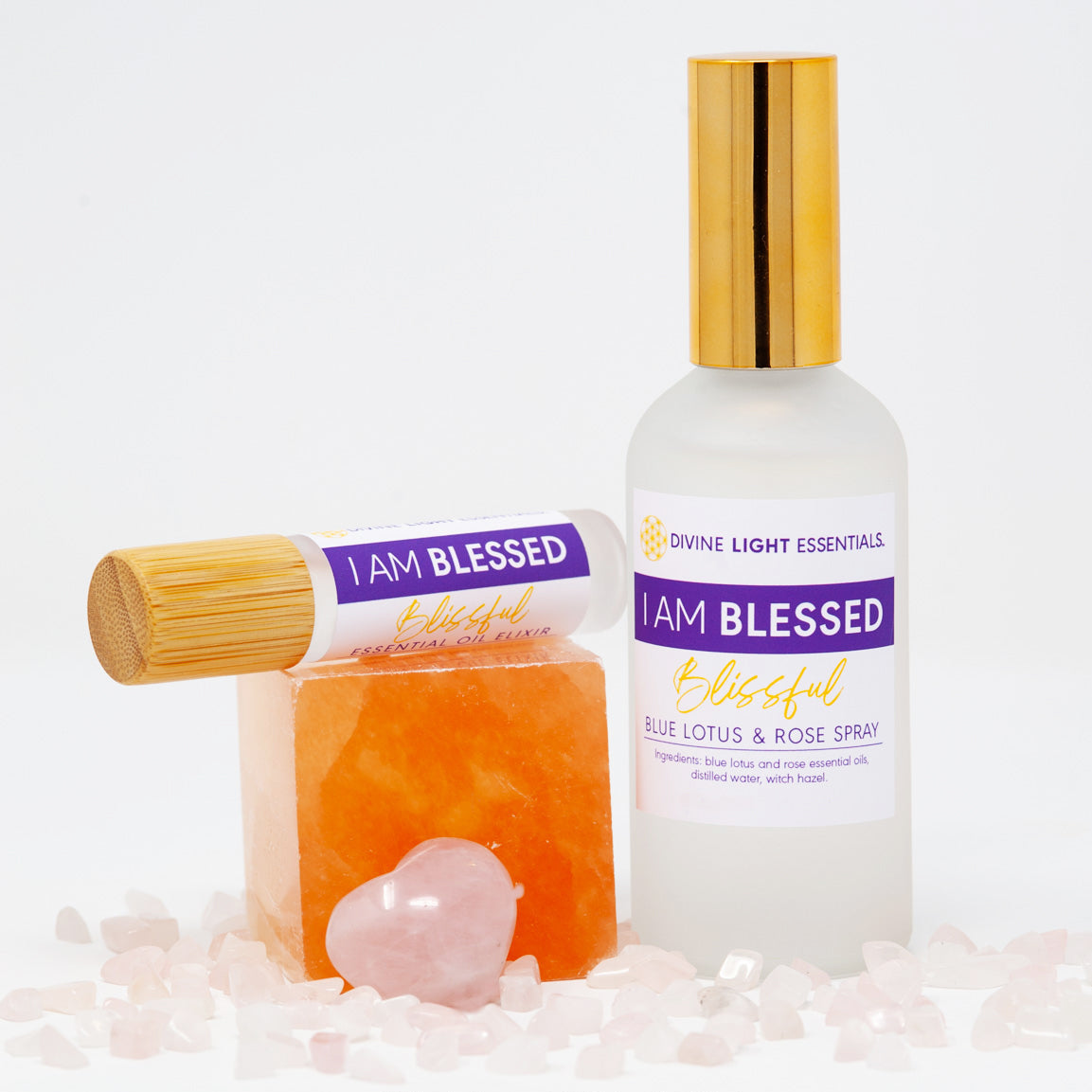 I Am Blessed Duo - Blessing Spray & Elixir Roller Bottle