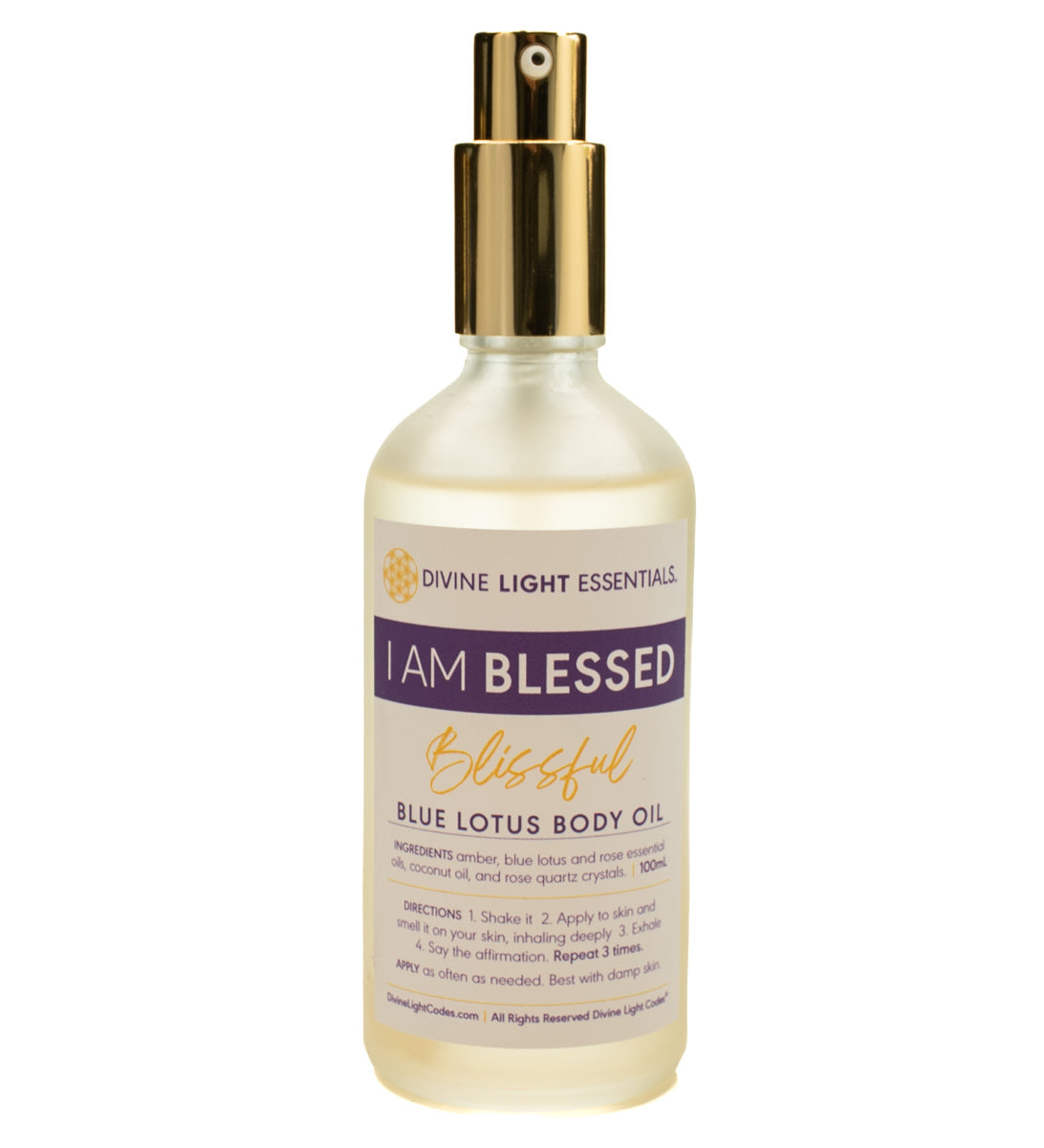 I Am Blessed Blissful Spray & Body Oil - Made with Blue Lotus & Rose Essential Oils