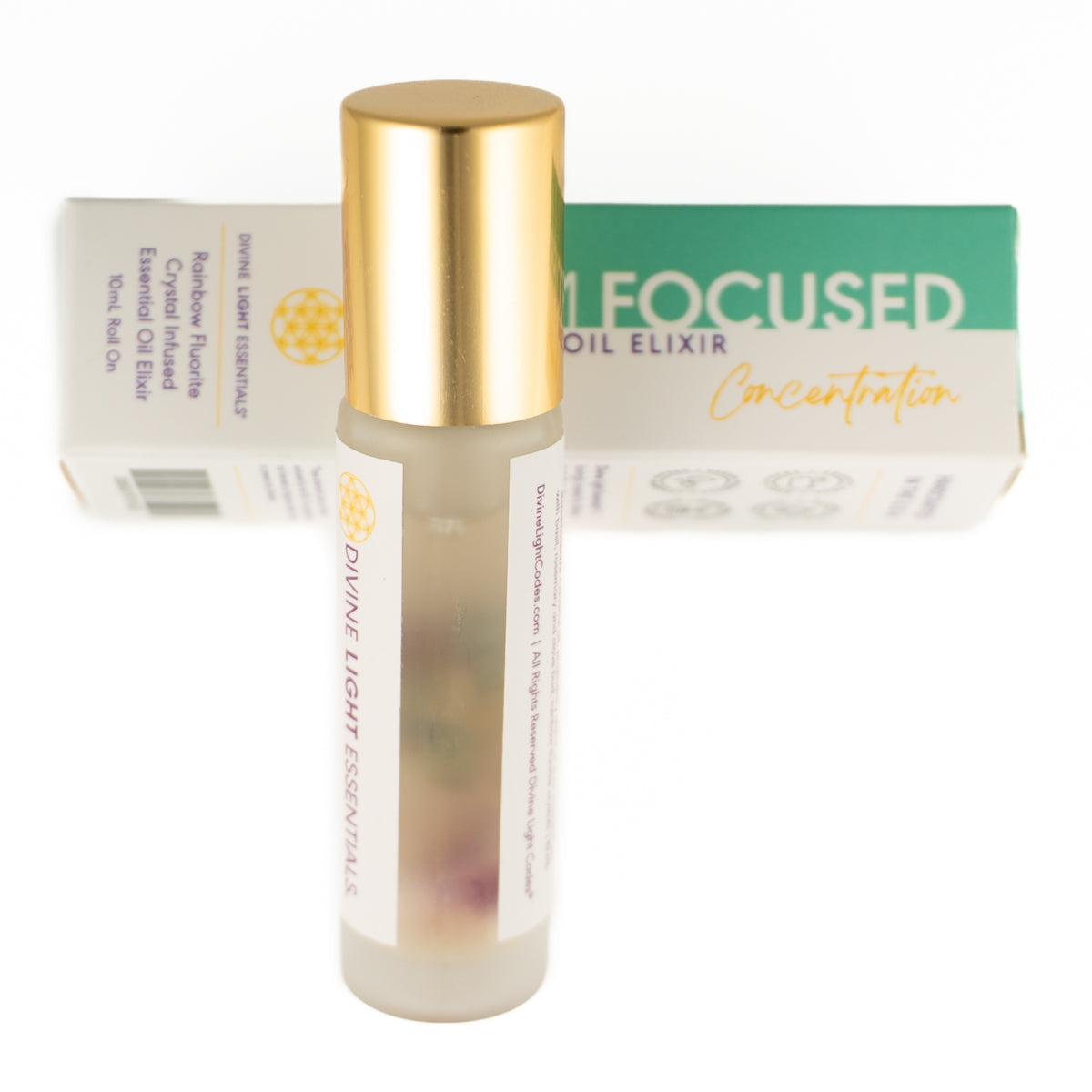 I Am Focused Essential Oil Elixir - Concentration, Awareness, Mindfulness - 10ml Roller Bottle